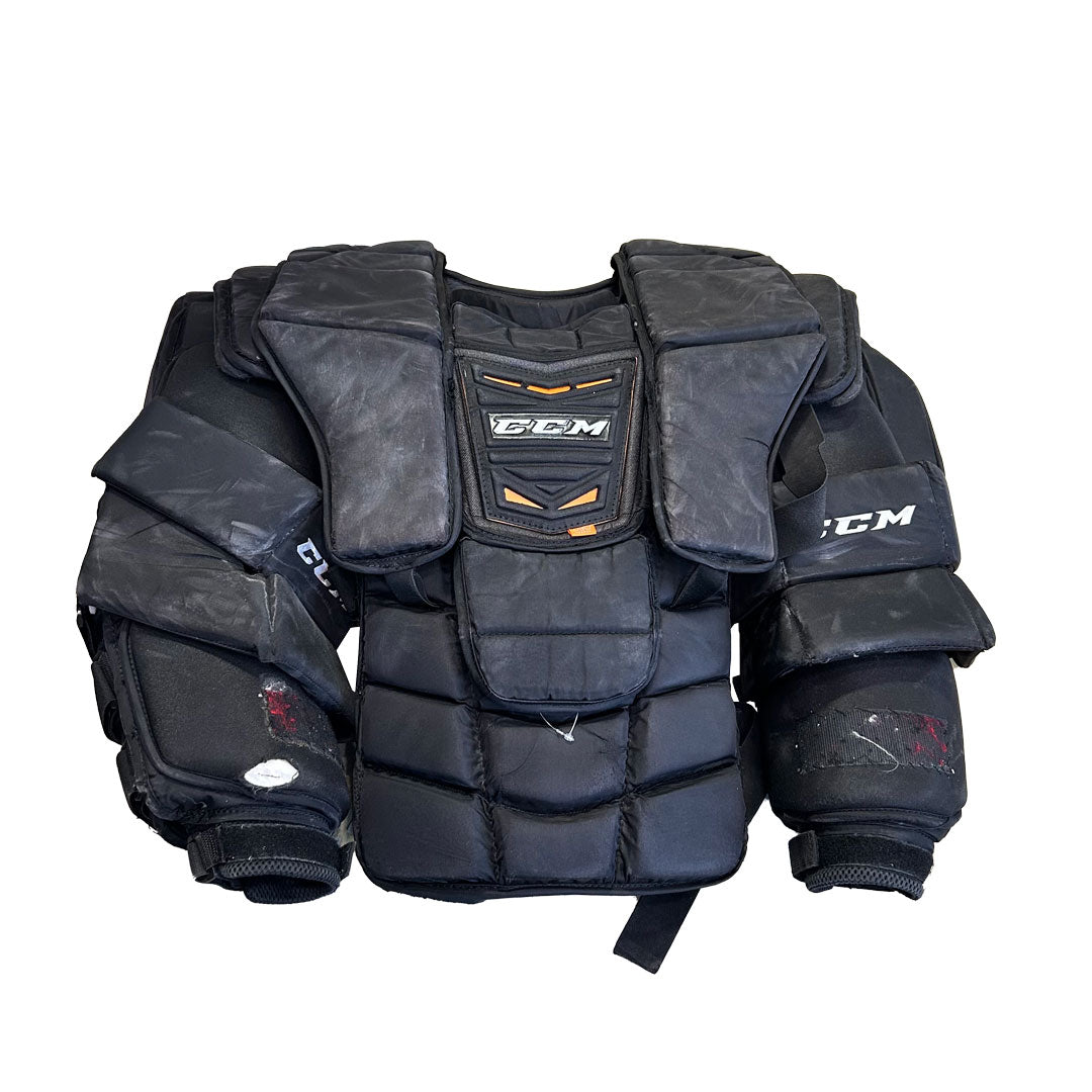 CCM AB Pro - Plastron de gardien de but Pro Stock d'occasion (noir) n° 2